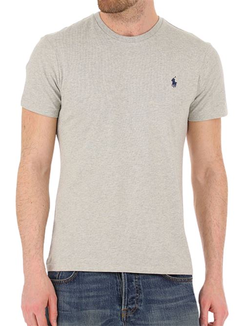 T-Shirt da Uomo Polo con logo sul petto POLO RALPH LAUREN | 710680785002